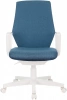 Кресло Бюрократ CH-W545 синий 38-415 крестов. пластик пластик белый — фото, характеристики, наличие в Сыктывкаре
