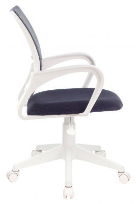 Кресло Бюрократ CH-W695NLT темно-серый TW-04 TW-12 сетка/ткань крестов. пластик пластик белый — фото, характеристики, наличие в Сыктывкаре