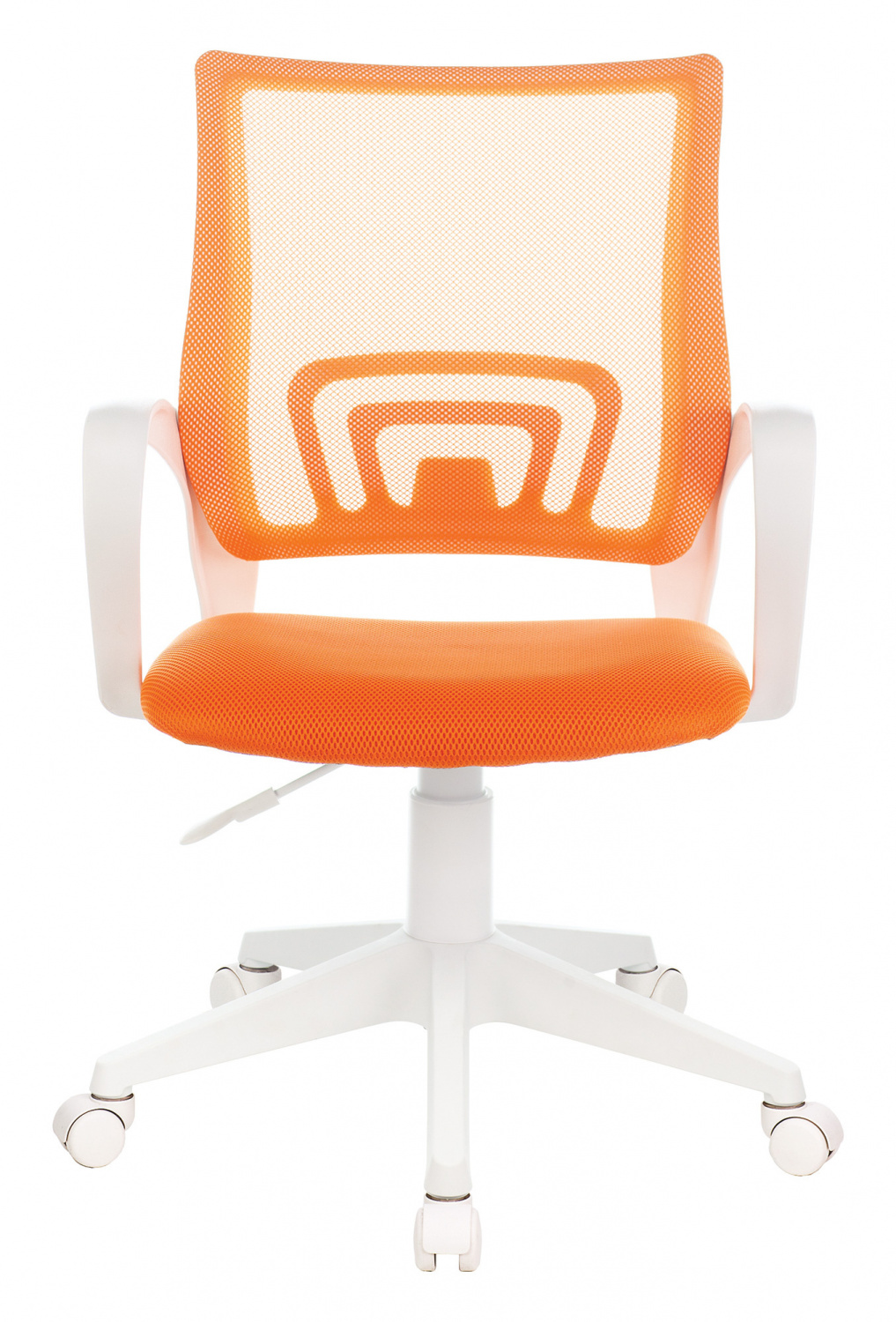 Кресло Бюрократ CH-W695NLT оранжевый TW-38-3 TW-96-1 сетка/ткань крестов. пластик пластик белый — фото, характеристики, наличие в Сыктывкаре