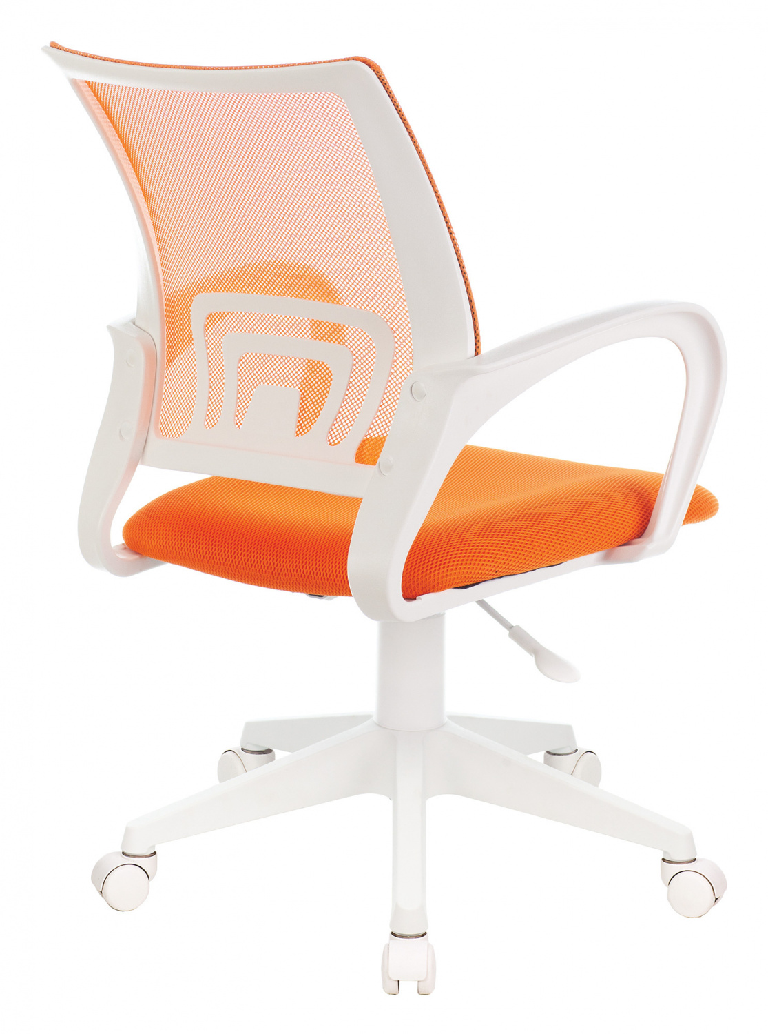 Кресло Бюрократ CH-W695NLT оранжевый TW-38-3 TW-96-1 сетка/ткань крестов. пластик пластик белый — фото, характеристики, наличие в Сыктывкаре