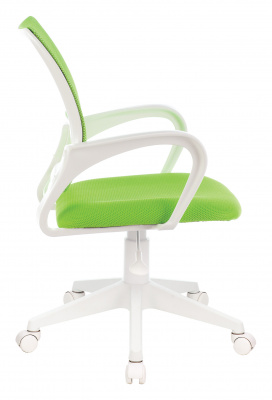 Кресло Бюрократ CH-W695NLT салатовый TW-03A TW-18 сетка/ткань крестов. пластик пластик белый — фото, характеристики, наличие в Сыктывкаре