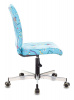 Кресло Бюрократ CH-330M голубой Sticks 06 крестов. металл хром — фото, характеристики, наличие в Сыктывкаре
