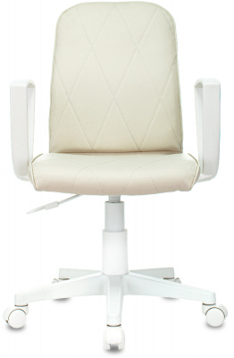 Кресло Бюрократ CH-W327 слоновая кость OR-10 экокожа крестов. пластик пластик белый — фото, характеристики, наличие в Сыктывкаре