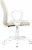Кресло Бюрократ CH-W327 слоновая кость OR-10 экокожа крестов. пластик пластик белый — фото, характеристики, наличие в Сыктывкаре