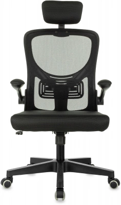 Кресло Бюрократ MC-101-H черный сетка/ткань с подголов. крестов. пластик — фото, характеристики, наличие в Сыктывкаре