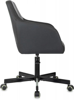 Кресло Бюрократ CH-380M черный экокожа крестов. металл — фото, характеристики, наличие в Сыктывкаре