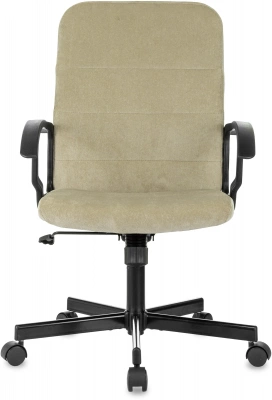 Кресло Бюрократ Triest Fabric песочный Light-21 крестов. металл черный — фото, характеристики, наличие в Сыктывкаре