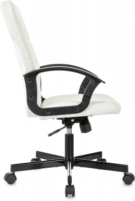 Кресло Бюрократ Triest Fabric молочный Velvet 20 крестов. металл черный — фото, характеристики, наличие в Сыктывкаре