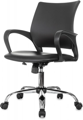 Кресло Бюрократ CH-695NSL черный экокожа крестов. металл хром — фото, характеристики, наличие в Сыктывкаре