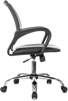 Кресло Бюрократ CH-695NSL черный экокожа крестов. металл хром — фото, характеристики, наличие в Сыктывкаре