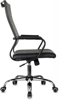 Кресло руководителя Бюрократ CH BALANCE SL Line черный экокожа крестов. металл хром — фото, характеристики, наличие в Сыктывкаре