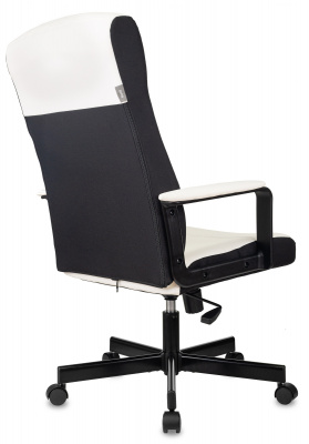 Кресло руководителя Бюрократ DOMINUS белый/черный экокожа крестов. металл — фото, характеристики, наличие в Сыктывкаре