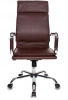 Кресло руководителя Бюрократ Ch-993 коричневый экокожа крестов. металл хром — фото, характеристики, наличие в Сыктывкаре