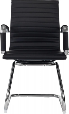 Кресло Бюрократ CH-883-LOW-V черный экокожа низк.спин. полозья металл хром — фото, характеристики, наличие в Сыктывкаре