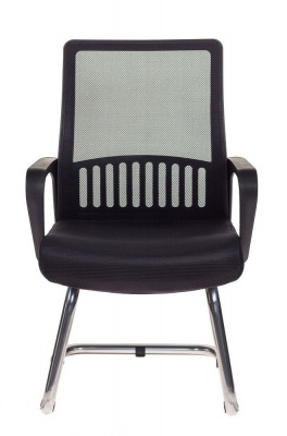 Кресло Бюрократ MC-209 черный TW-01 TW-11 сетка/ткань полозья металл серебристый — фото, характеристики, наличие в Сыктывкаре