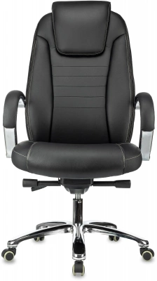 Кресло руководителя Бюрократ T-9923SL черный кожа крестов. металл хром — фото, характеристики, наличие в Сыктывкаре