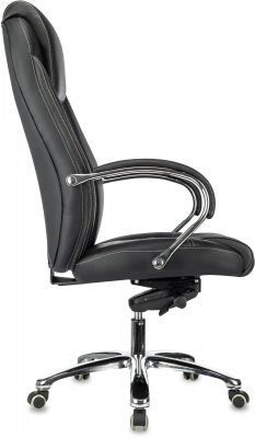 Кресло руководителя Бюрократ T-9923SL черный кожа крестов. металл хром — фото, характеристики, наличие в Сыктывкаре