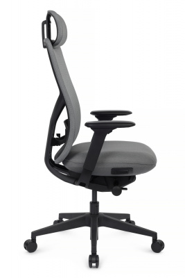 Кресло Antler EAN-001A Черный пластик/Серый — фото, характеристики, наличие в Сыктывкаре