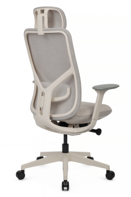 Кресло Antler EAN-001AW Белый пластик/Светло-бежевый — фото, характеристики, наличие в Сыктывкаре