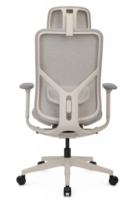 Кресло Antler EAN-001AW Белый пластик/Светло-бежевый — фото, характеристики, наличие в Сыктывкаре