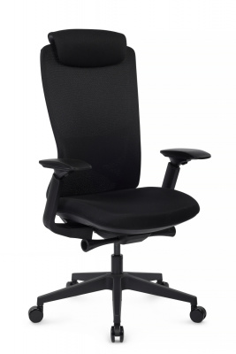 Кресло Gemini EGE-002A Черный пластик/Черный — фото, характеристики, наличие в Сыктывкаре