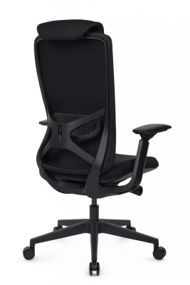 Кресло Gemini EGE-002A Черный пластик/Черный — фото, характеристики, наличие в Сыктывкаре