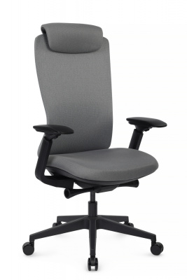 Кресло Gemini EGE-002A Черный пластик/Серый — фото, характеристики, наличие в Сыктывкаре