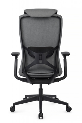 Кресло Gemini EGE-002A Черный пластик/Серый — фото, характеристики, наличие в Сыктывкаре