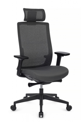 Кресло Forum CH-312A Черный пластик/Серый — фото, характеристики, наличие в Сыктывкаре