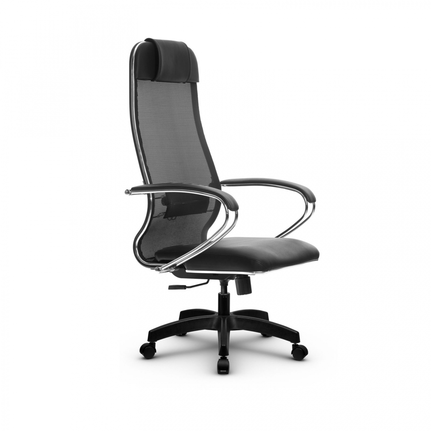 Metta L 1m 36/K_17831_Сетка X2 - Черный_Кожа перфорированная NewLeather - Черный