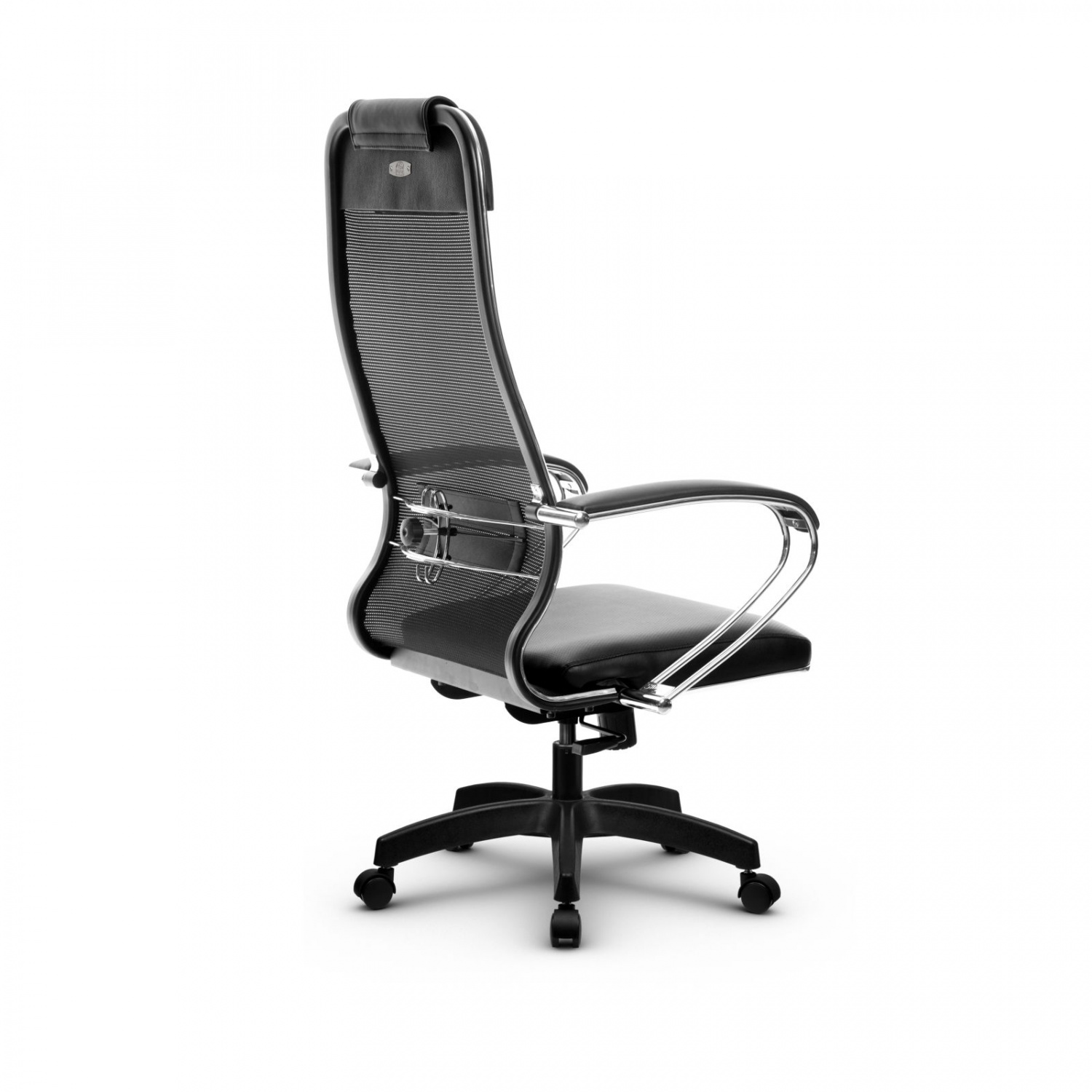 Metta L 1m 36/K_17831_Сетка X2 - Черный_Кожа перфорированная NewLeather - Черный