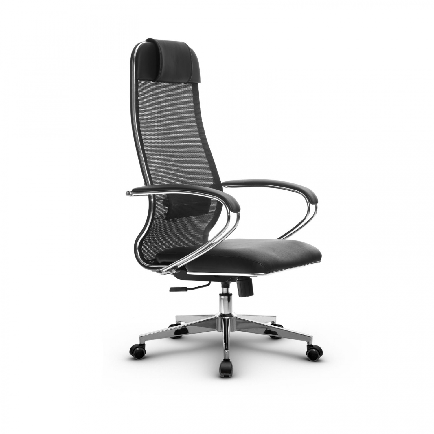 Metta L 1m 36/K_17834_Сетка X2 - Черный_Кожа перфорированная NewLeather - Черный