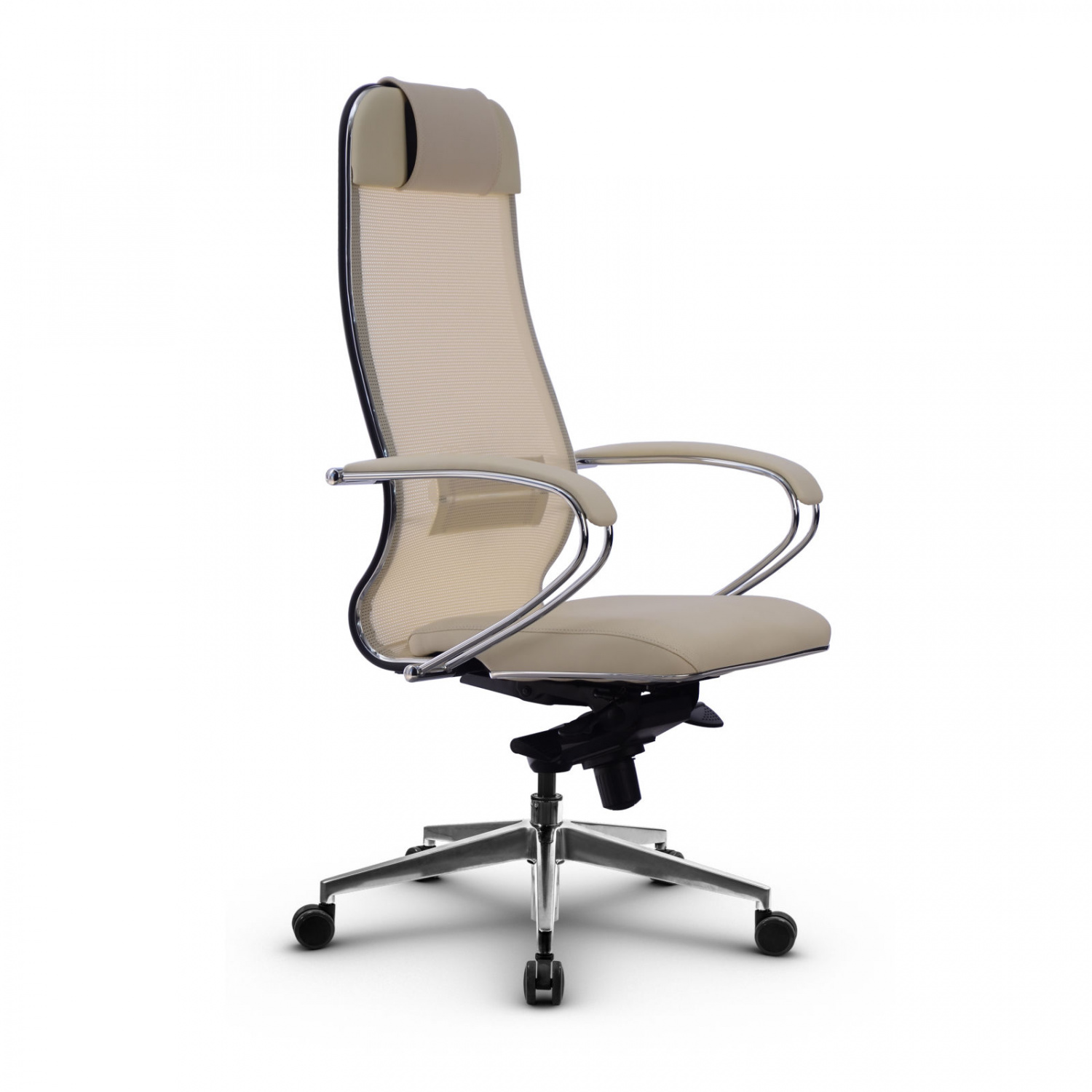 Metta L 1m 36/K_17839_Сетка X2 - Бежевый_Кожа перфорированная NewLeather - Бежевый