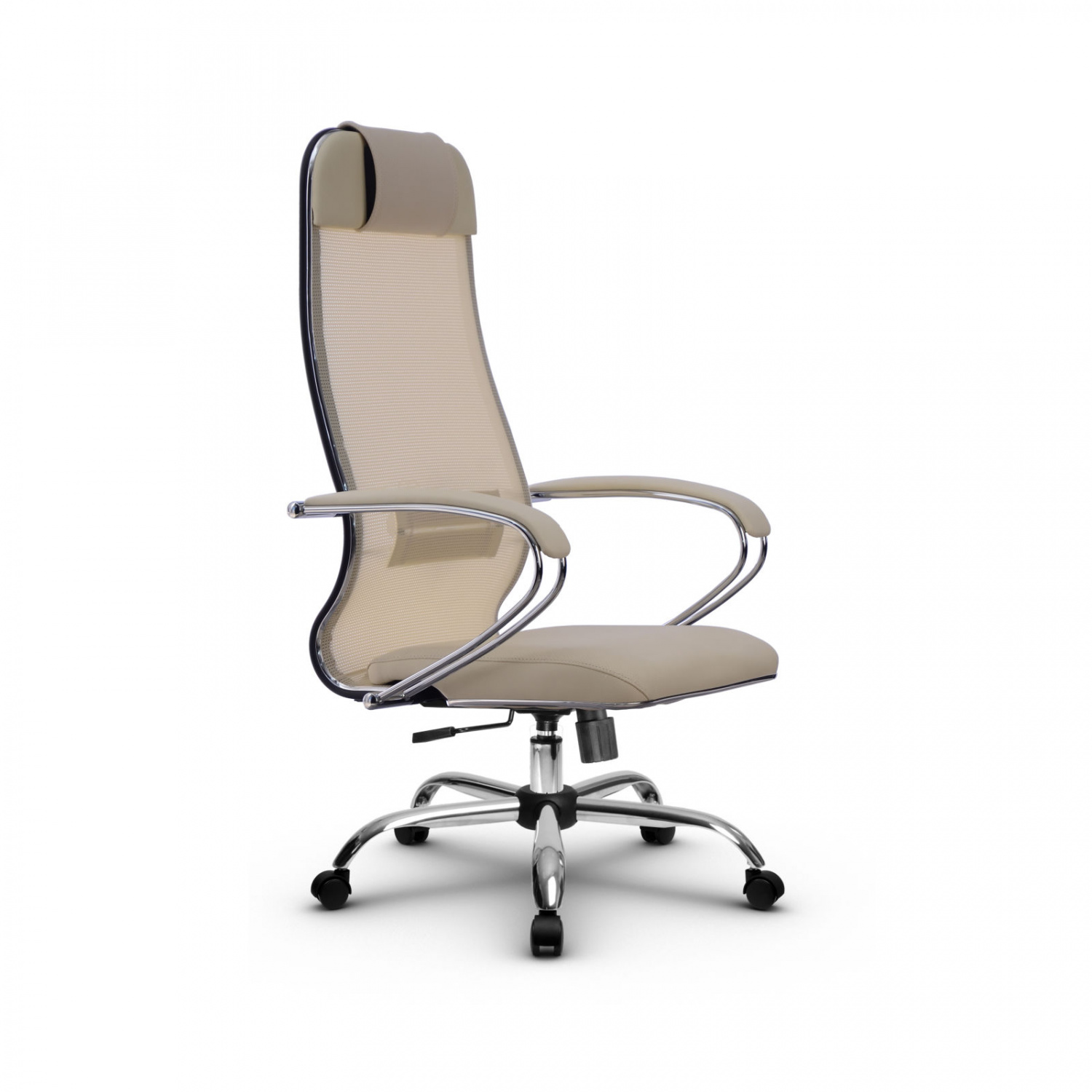 Metta L 1m 36/K_17833_Сетка X2 - Бежевый_Кожа перфорированная NewLeather - Бежевый