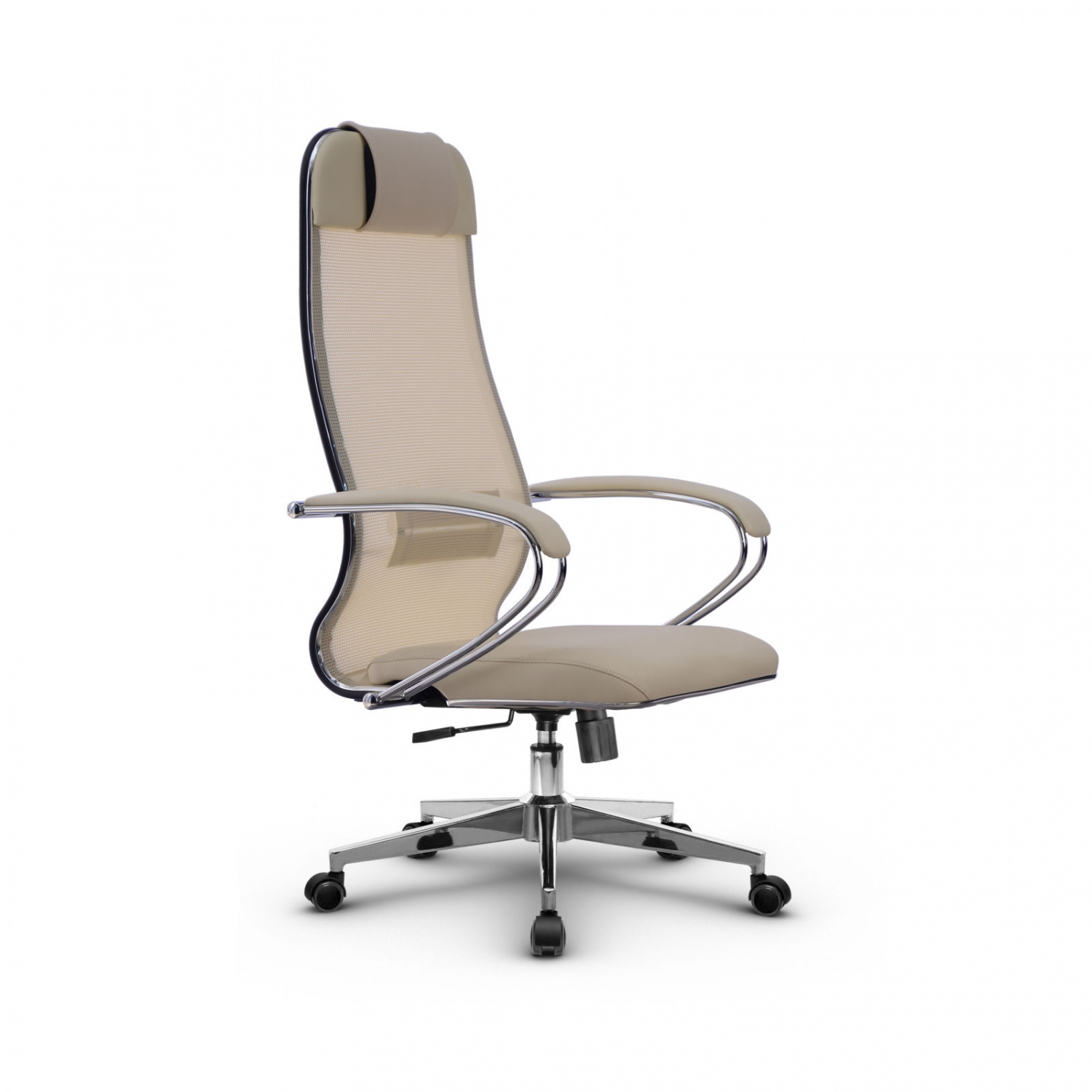 Metta L 1m 36/K_17834_Сетка X2 - Бежевый_Кожа перфорированная NewLeather - Бежевый