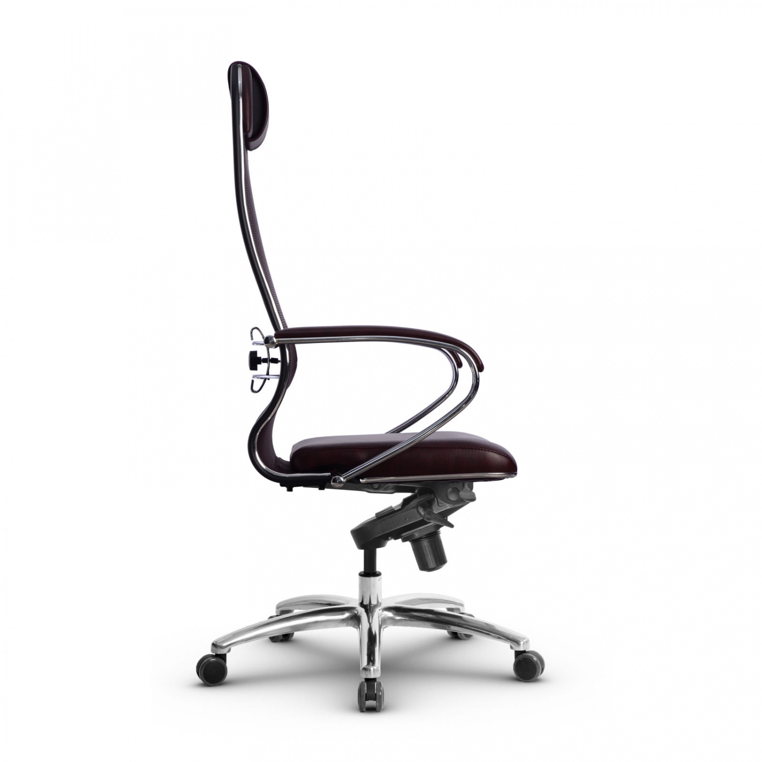 Metta L 1m 36/K_17838_Сетка X2 - Темно-бордовый_Кожа перфорированная NewLeather - Темно-бордовый