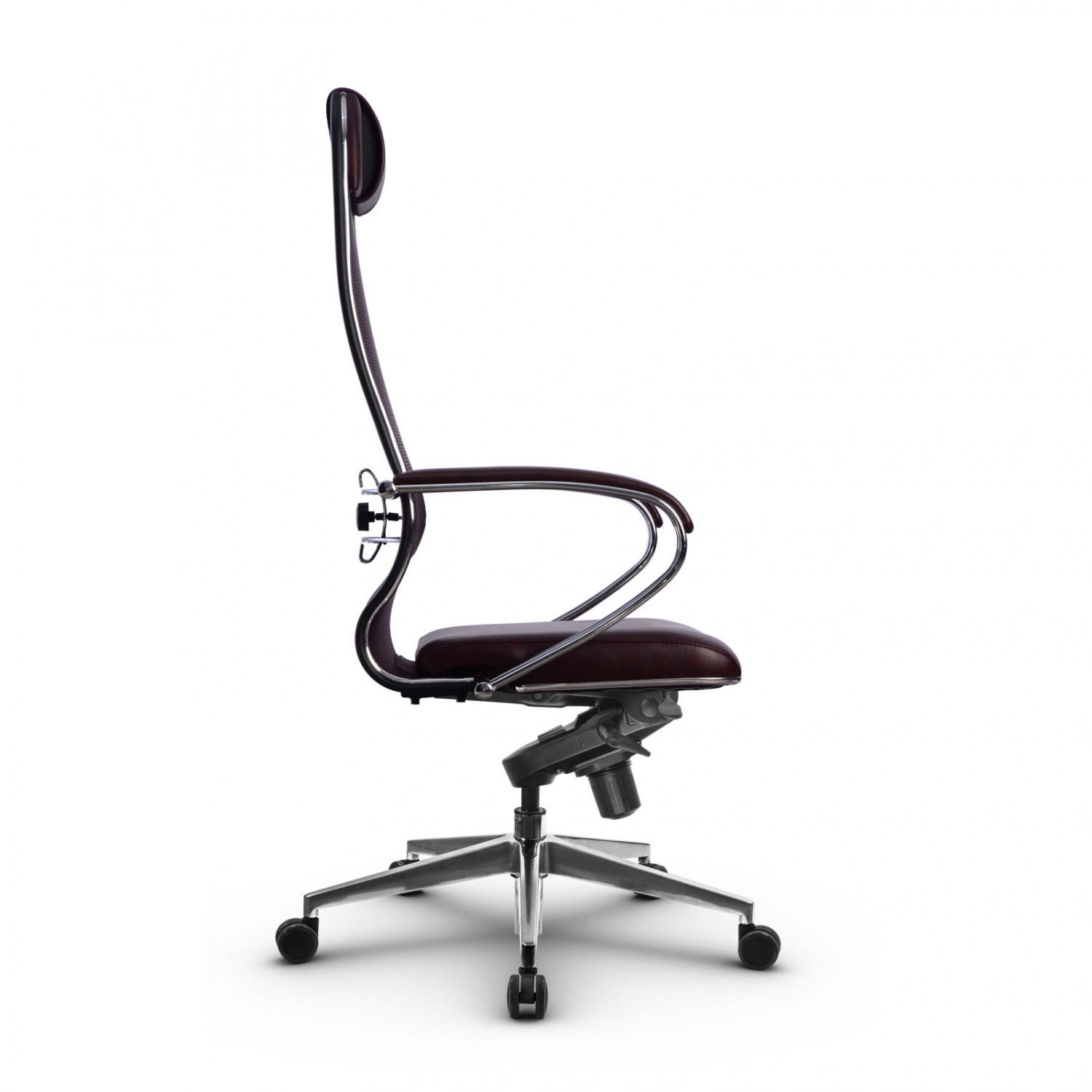 Metta L 1m 36/K_17839_Сетка X2 - Темно-бордовый_Кожа перфорированная NewLeather - Темно-бордовый