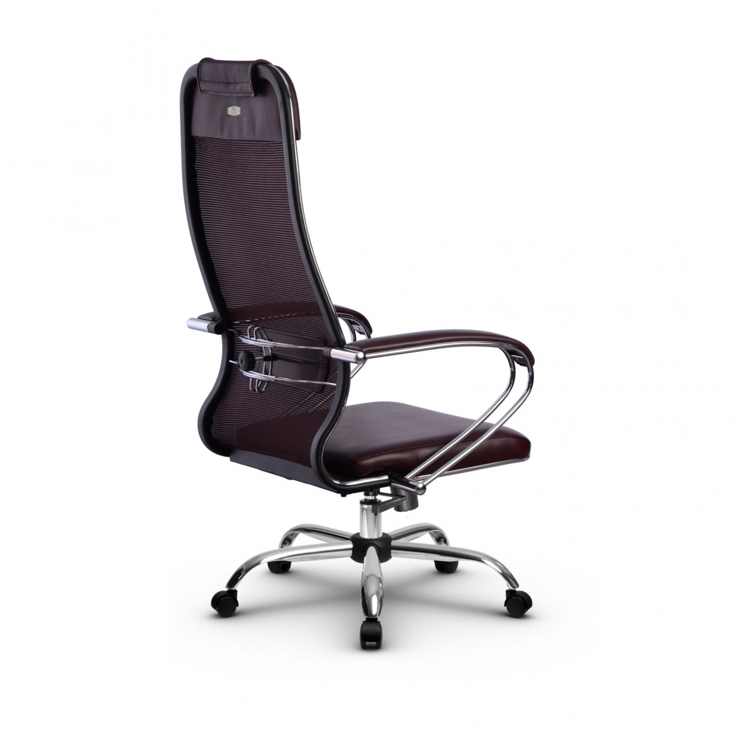 Metta L 1m 36/K_17833_Сетка X2 - Темно-бордовый_Кожа перфорированная NewLeather - Темно-бордовый