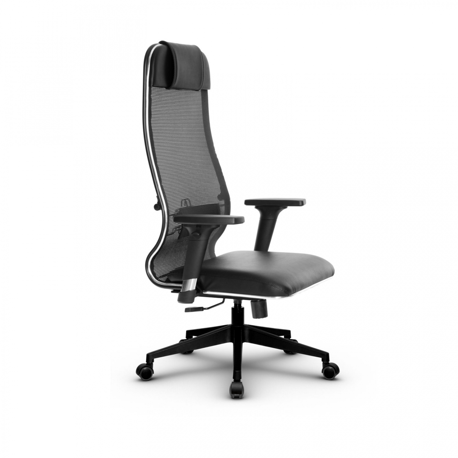 Metta L 1m 36/2D_17832_Сетка X2 - Черный_Кожа перфорированная NewLeather - Черный