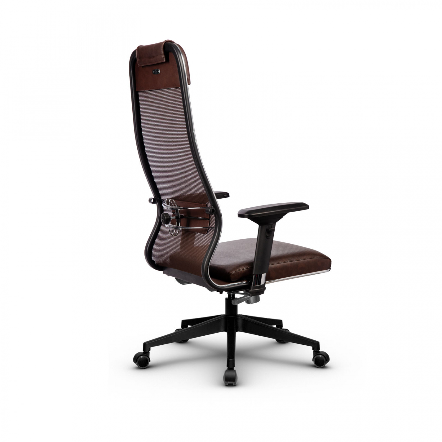 Metta L 1m 36/4D_17832_Сетка X2 - Коричневый_Кожа перфорированная NewLeather - Темно-коричневый