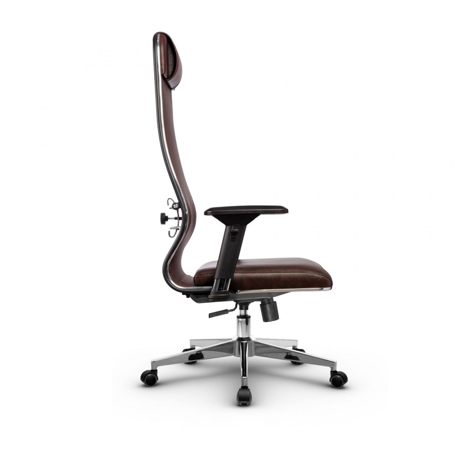 Metta L 1m 36/4D_17834_Сетка X2 - Коричневый_Кожа перфорированная NewLeather - Темно-коричневый