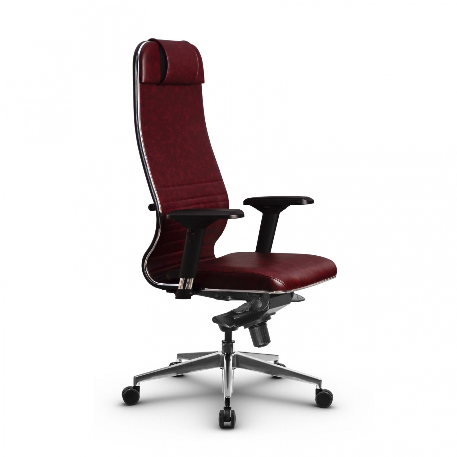 Metta L 1m 38K2/4D_17839_Кожа перфорированная NewLeather - Темно-бордовый_Кожа перфорированная NewLeather - Темно-бордовый