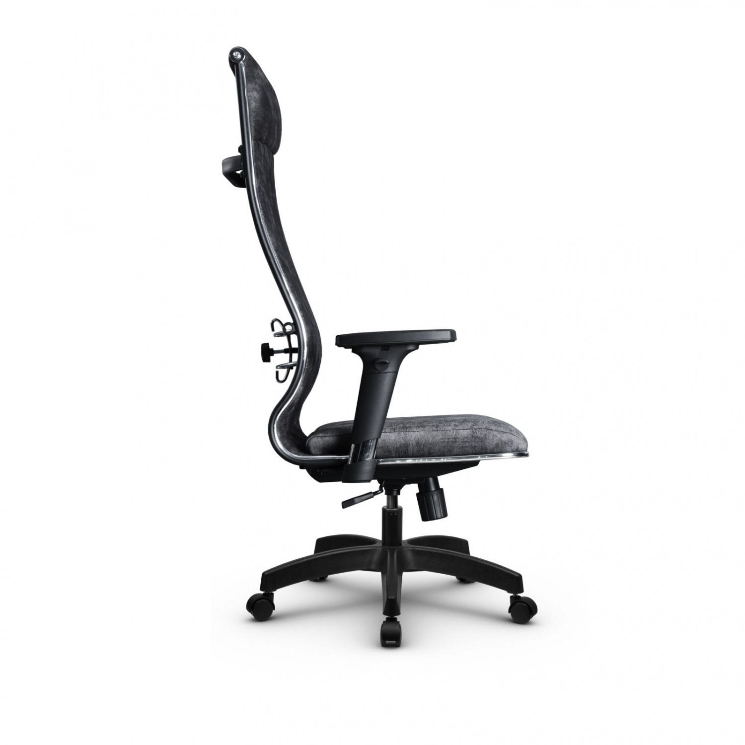 Metta L 1m 42/2D_17831_Велюр Bravo - Темно-серый_Велюр Bravo - Темно-серый