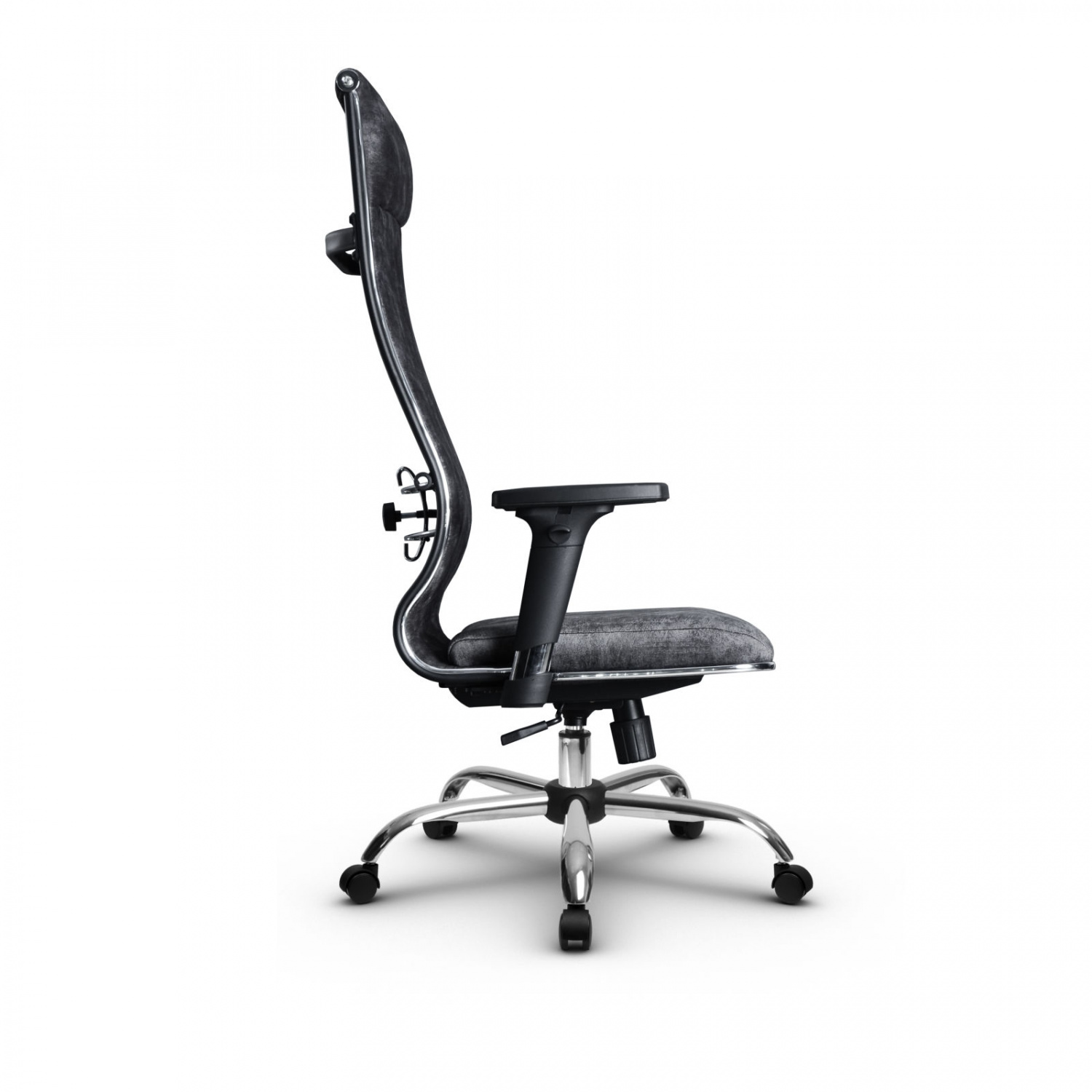 Metta L 1m 42/2D_17833_Велюр Bravo - Темно-серый_Велюр Bravo - Темно-серый