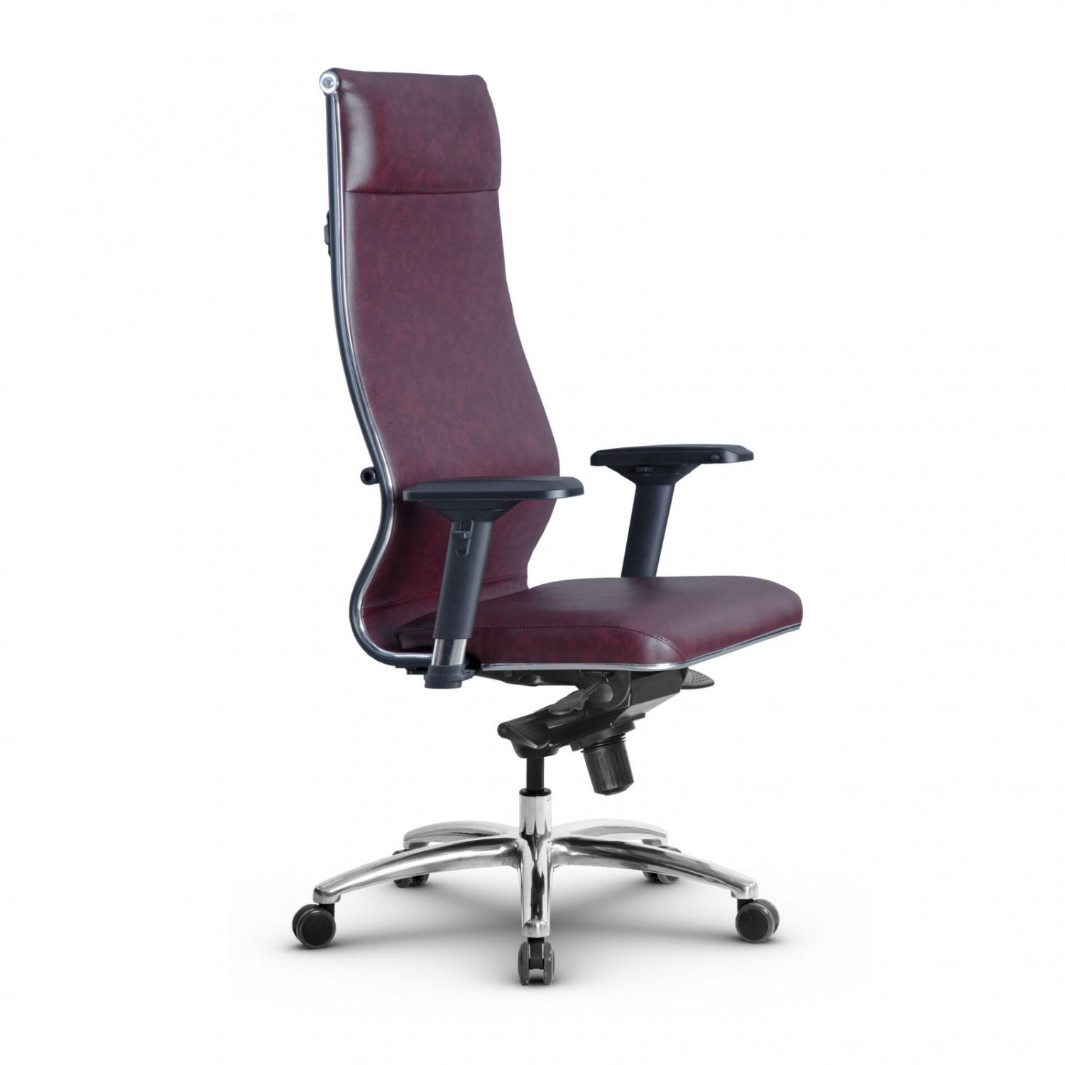 Metta L 1m 42/4D_17838_Кожа перфорированная NewLeather - Темно-бордовый_Кожа перфорированная NewLeather - Темно-бордовый