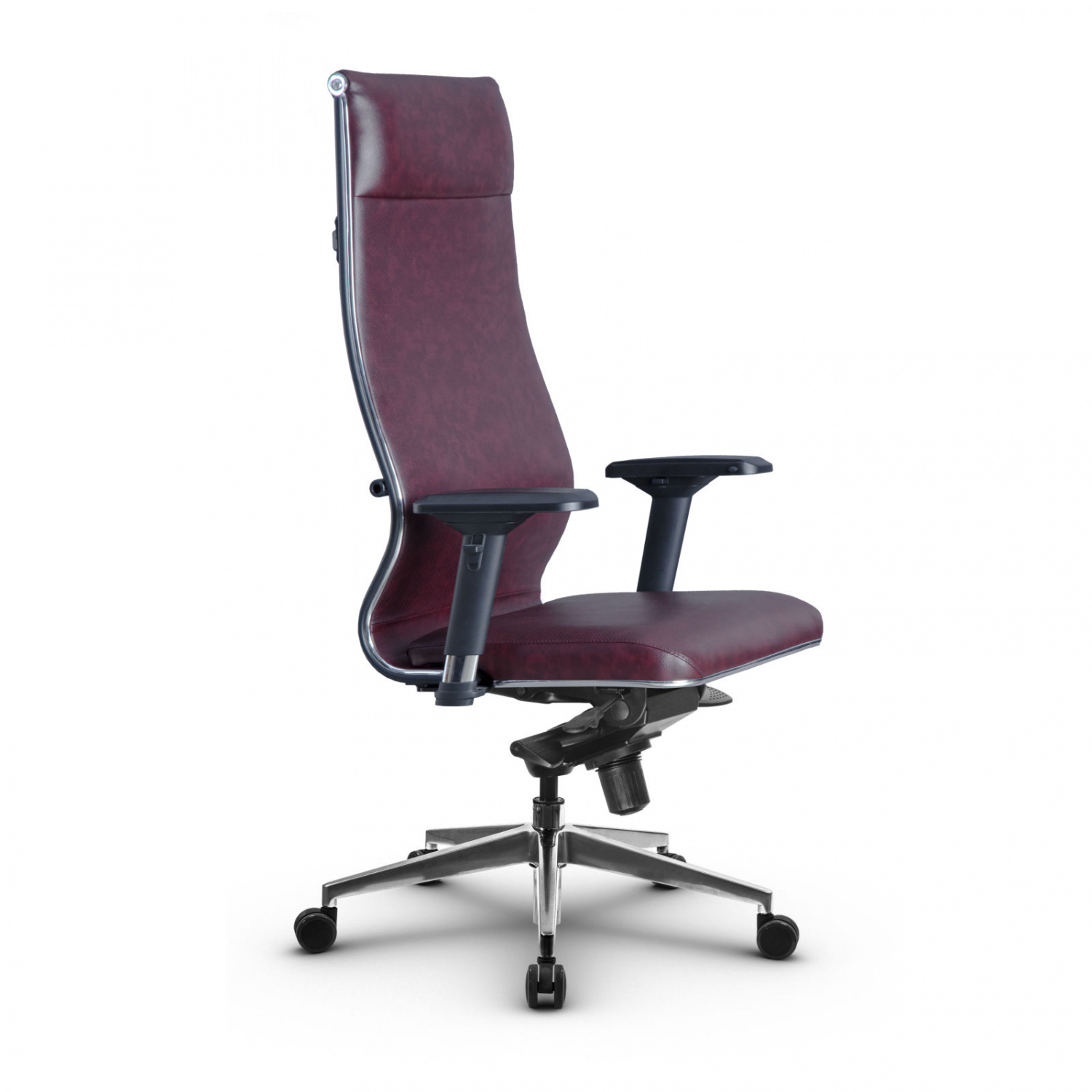 Metta L 1m 42/4D_17839_Кожа перфорированная NewLeather - Темно-бордовый_Кожа перфорированная NewLeather - Темно-бордовый