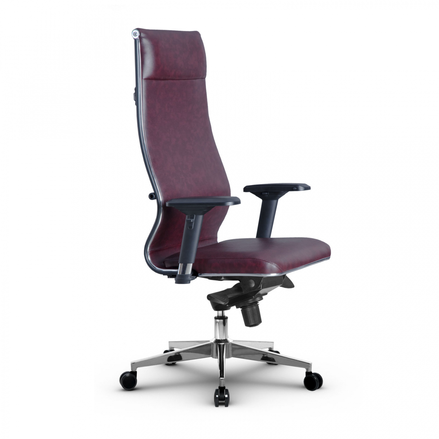 Metta L 1m 42/4D_17841_Кожа перфорированная NewLeather - Темно-бордовый_Кожа перфорированная NewLeather - Темно-бордовый