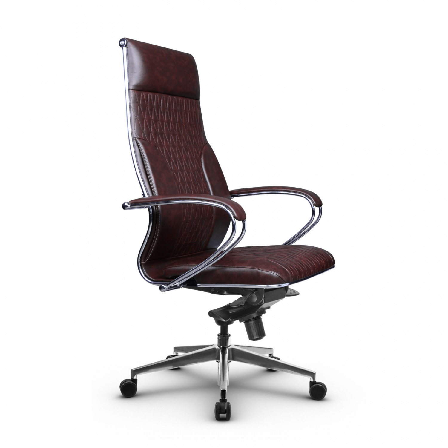 Metta L 1c 44B/K_17839_Кожа перфорированная NewLeather - Темно-бордовый_Кожа перфорированная NewLeather - Темно-бордовый