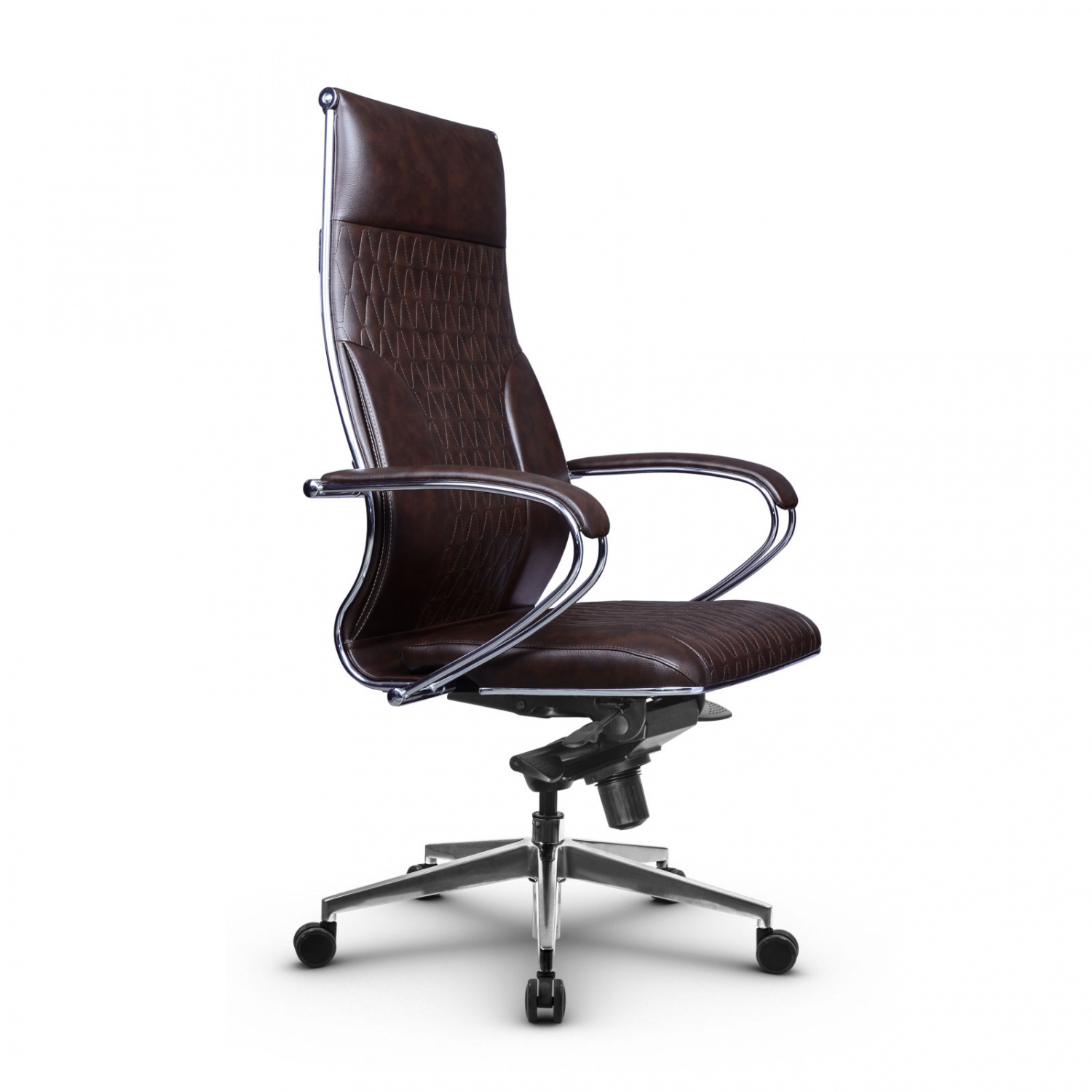 Metta L 1c 44B/K_17839_Кожа перфорированная NewLeather - Темно-коричневый_Кожа перфорированная NewLeather - Темно-коричневый