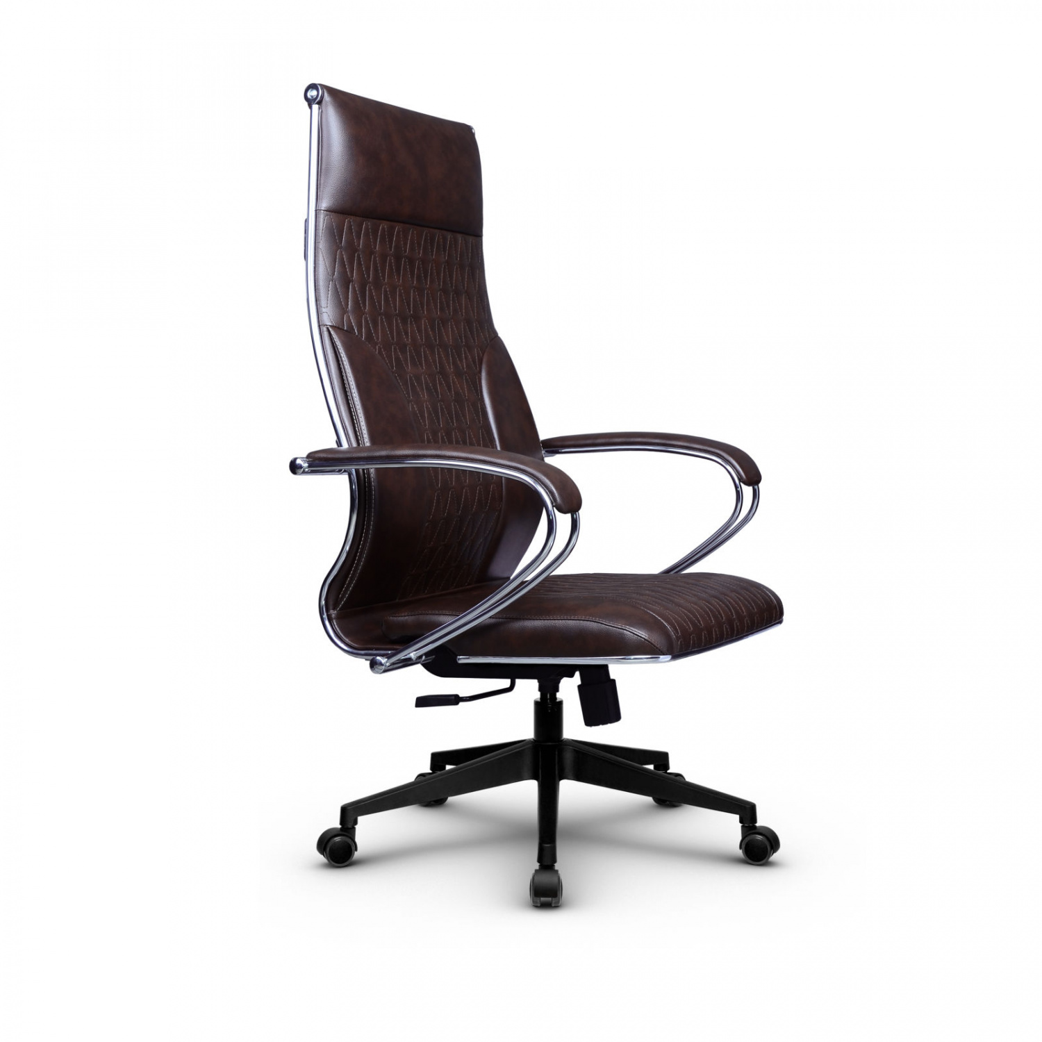 Metta L 1c 44B/K_17832_Кожа перфорированная NewLeather - Темно-коричневый_Кожа перфорированная NewLeather - Темно-коричневый